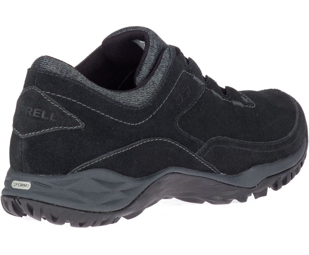 Merrell Sneakers Black - Addison Leather Waterproof Q2 - Womens 91QTNDXFV